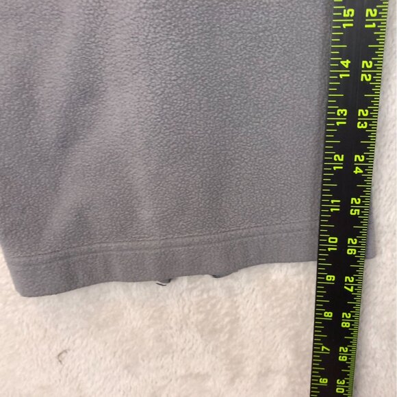 Under Armour Mens Sweatpants Medium Straight Ankle Zip Gray Fleece Activewear - Picture 3 of 15